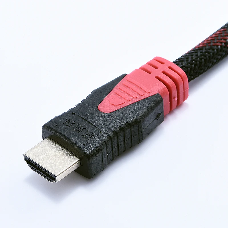 

Factory wholesale hdtv cable Copper 14 + 1 braided male to male hdtv cable for TV projector computer