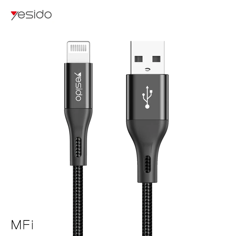 

1.2M Mfi Certified 3A Fast Data Usb Lightning Apple Charger Charging Original Phone Braided Nylon Pin Line Cord Cable For Iphone