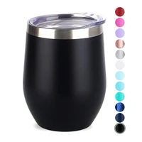 

Wholesale Amazon Hot Selling Personalized Double Wall Stainless Steel 12oz Swig Wine Tumbler