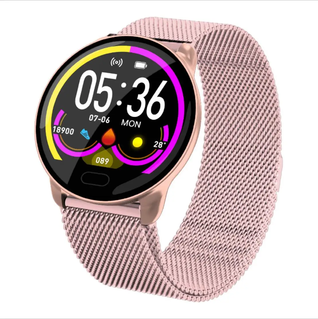 

Waterproof Weather Forecast smartwatch K9 bracelet dynamic heart rate smart watch with Custom Wallpaper and blood pressure