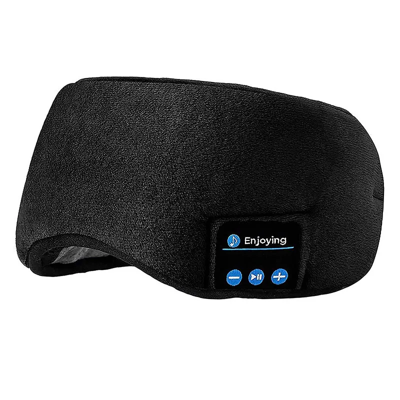 

Music Sleepmask Blue Tooth Wireless Sleepband Sleeping Mask with Sound Headphone 3D Eye Mask speaker, Black/blue/gray/browm