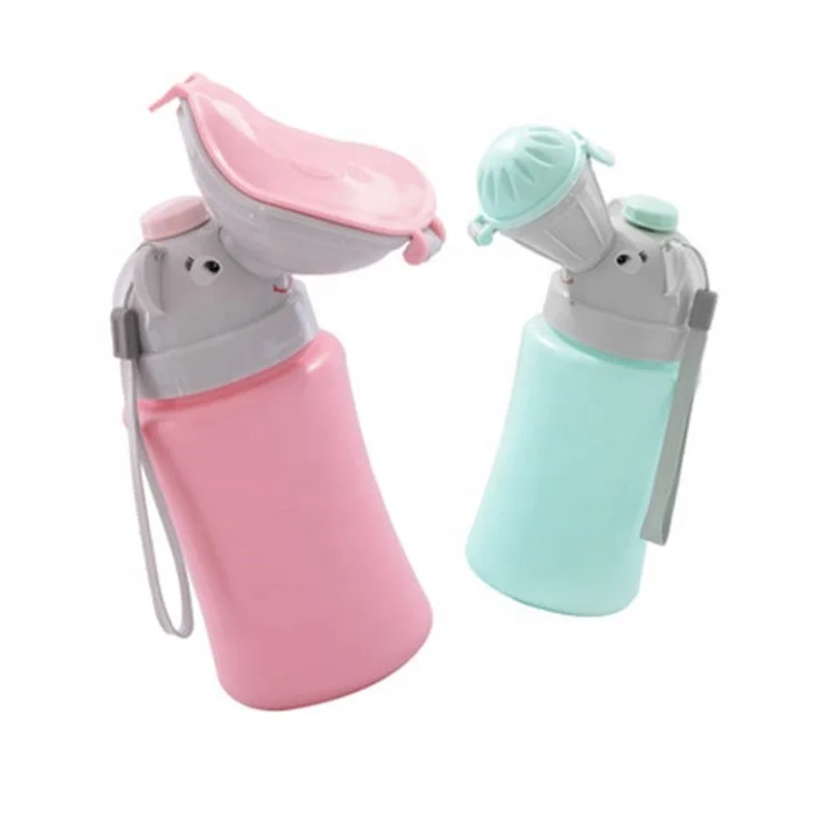 

Hot sell baby car urine pot portable Baby pot urinals children camping car travel child potty urinal emergency toilet, Girl pink, boy light blue