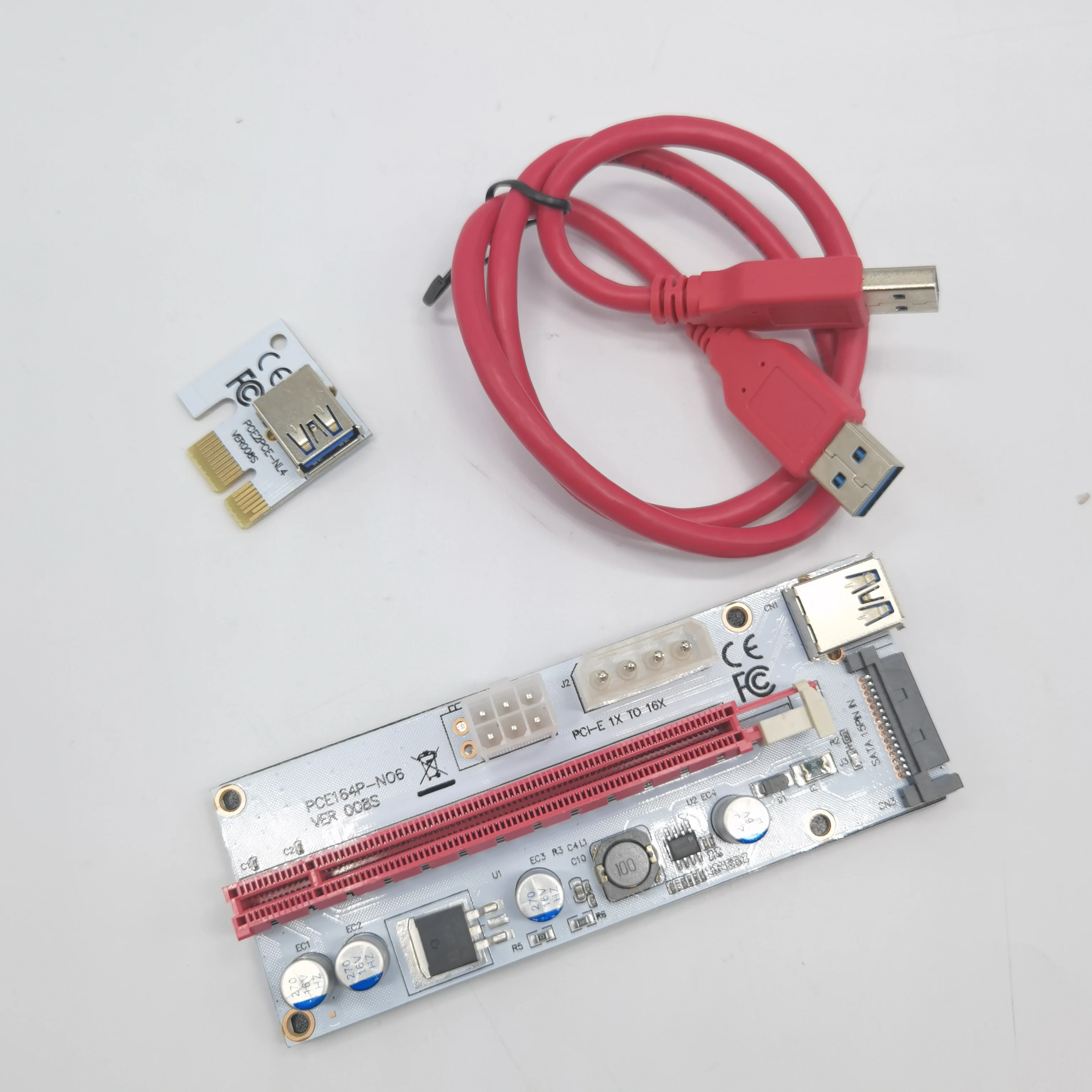 

Good quality PCI-E VER 006 008 008s 009S 009S-Plus riser PCI x1 to x16 riser card in stock