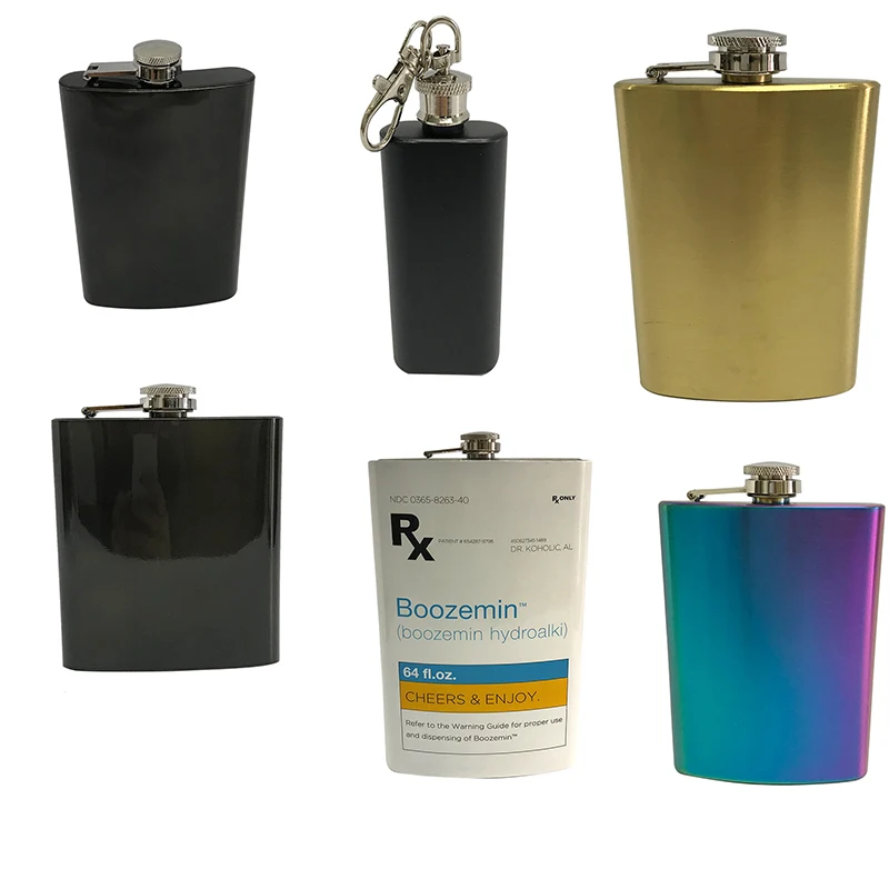 Stainless Steel 8 oz Hip Flask