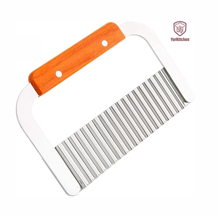 

Stainless Steel Wave Knife Potato Crinkle Slicer Vegetable Crinkle Knife