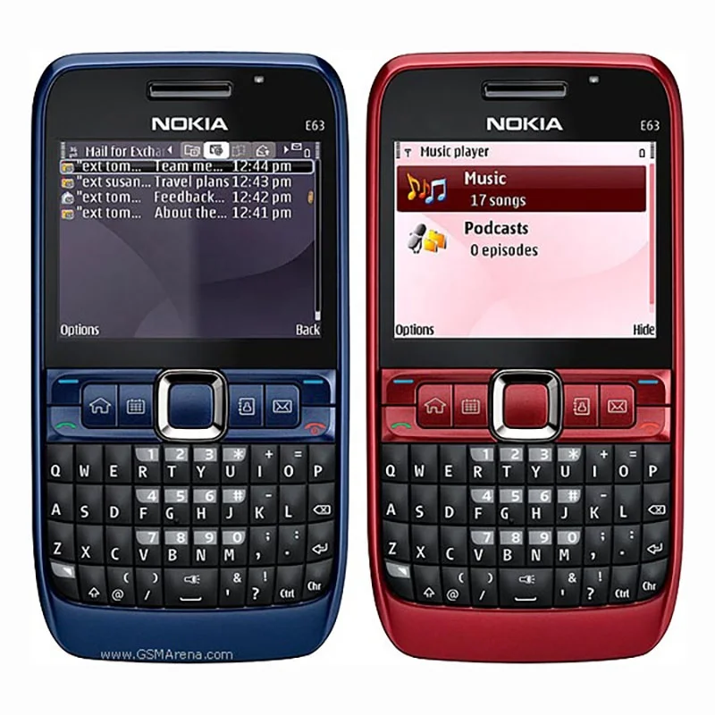 

For Nokia E63 Unlocked cell phone 3G WIFI FM radio mp3 2MP Qwerty Keyboard mobile phones