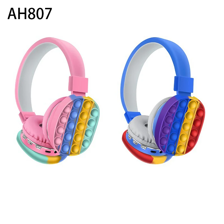 

Ah807 Pink Cat Ear For Kids Headphones Blue Kid Toddler Children Headphones Cute Wireless Headphones