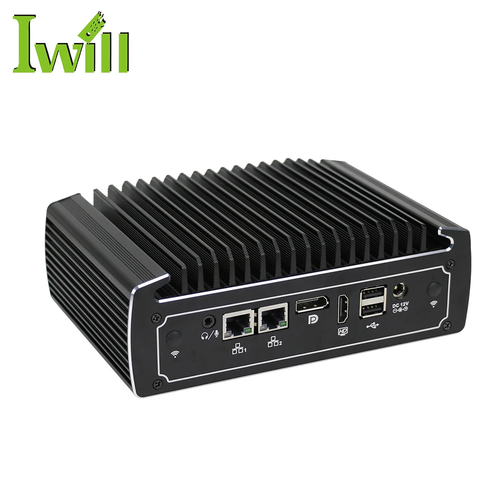 

Latest fanless mini pc Core I7 Computer nano DDR4 Ram 4K UHD GPU industrial Mini computer