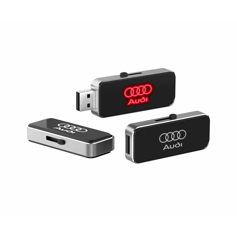 

Free sample rastreable USB 2.0 USB 3.0 slide led light up usb flash Customized pendrive