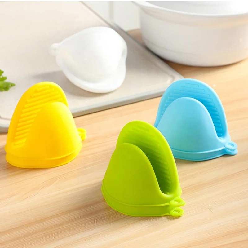 

High quality Kitchen Baking silica gel heat insulation clip anti scalding non slip household bowl oven microwave oven, Pantone color