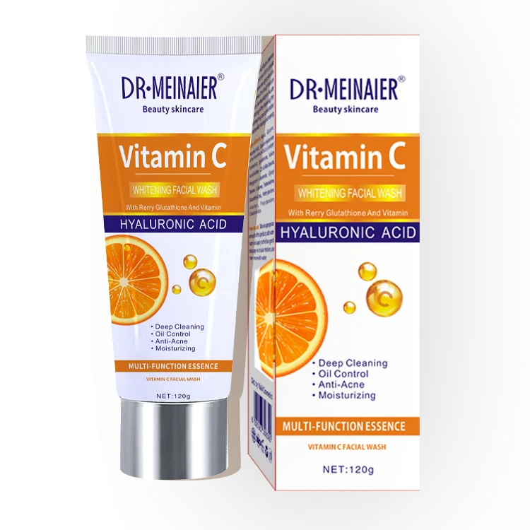 

VC Series Organic Vitamin C Facial Cleanser Brightening Face Wash Deep Cleansing Acne Anti Aging