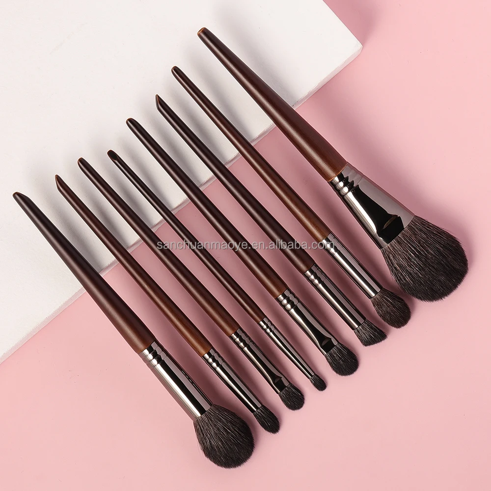 

OVW Professional Makeup Brushes Set Natural Goat Hair Cosmetics Eyeshadow Powder Concealer Highlight Diffuse Brush Set