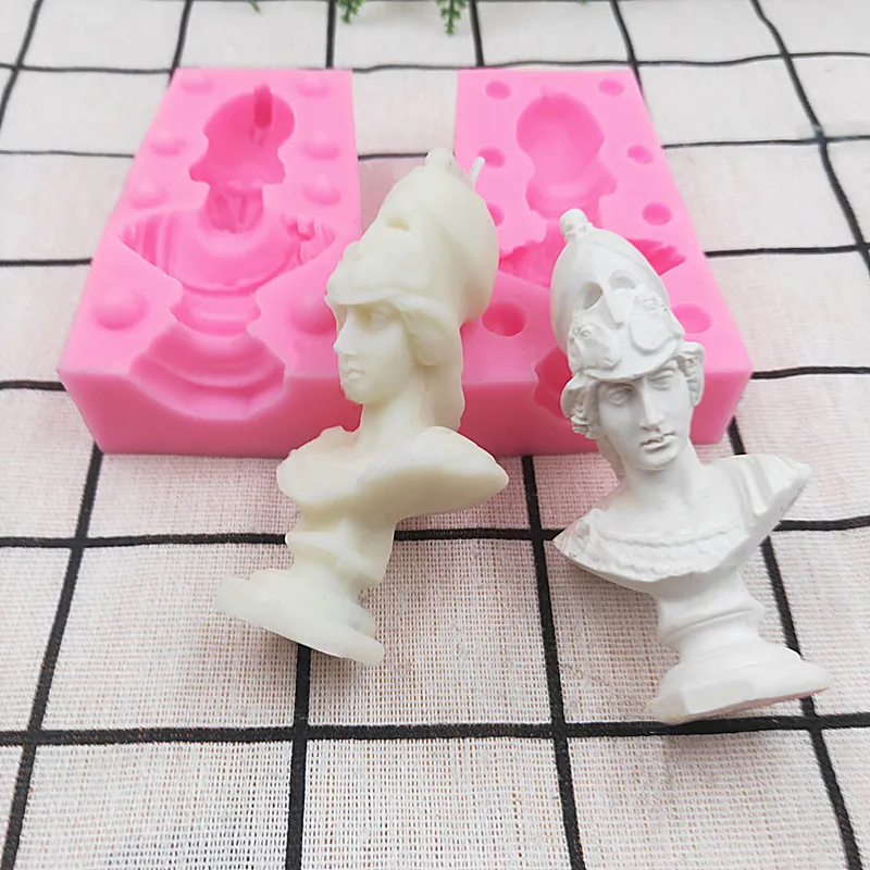 

B-1035 DIY handmade silicone mold of the handmade incense candle for the daughter of Athena Zeus, Greek goddess of war