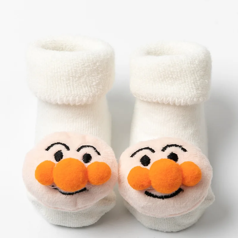 

winter thick cute with grip baby socks shoes baby anti-slip soft, Multi colors