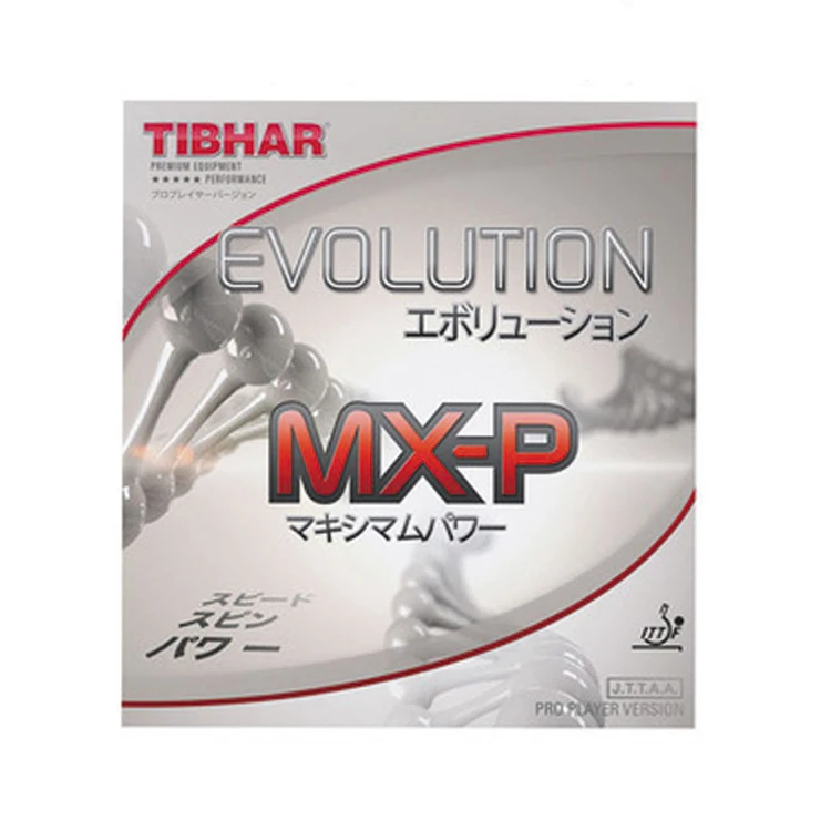 

TIBHAR MXP table tennis rubber and blade Professional rubber table tennis, Red/black