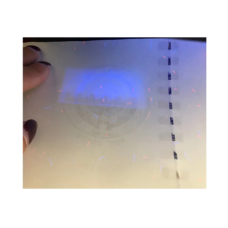 Kampala cotton fiber paper, Anti-counterfeiting embossing watermark paper