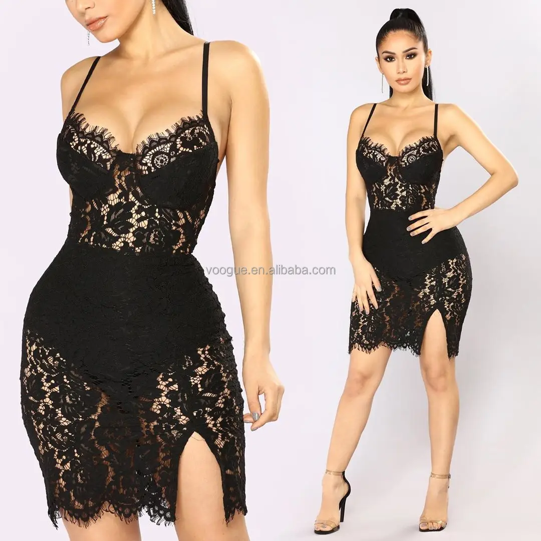 

Nightclub Sexy Crochet Lace Sling Hollow Club Bodycon Maxi Dress Women Dress Clothing, Pics