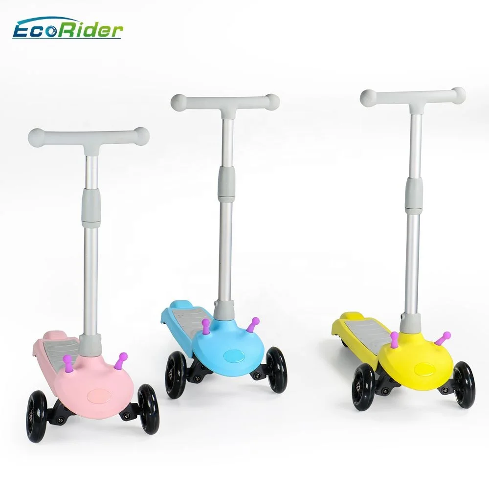 

Ecorider E3 Folding Kick Scooter 3 Wheel for Kids with Adjustable Height Handle, Children Electric Scooter for Sale 12V 2000mah, Blue,pink,yellow etc