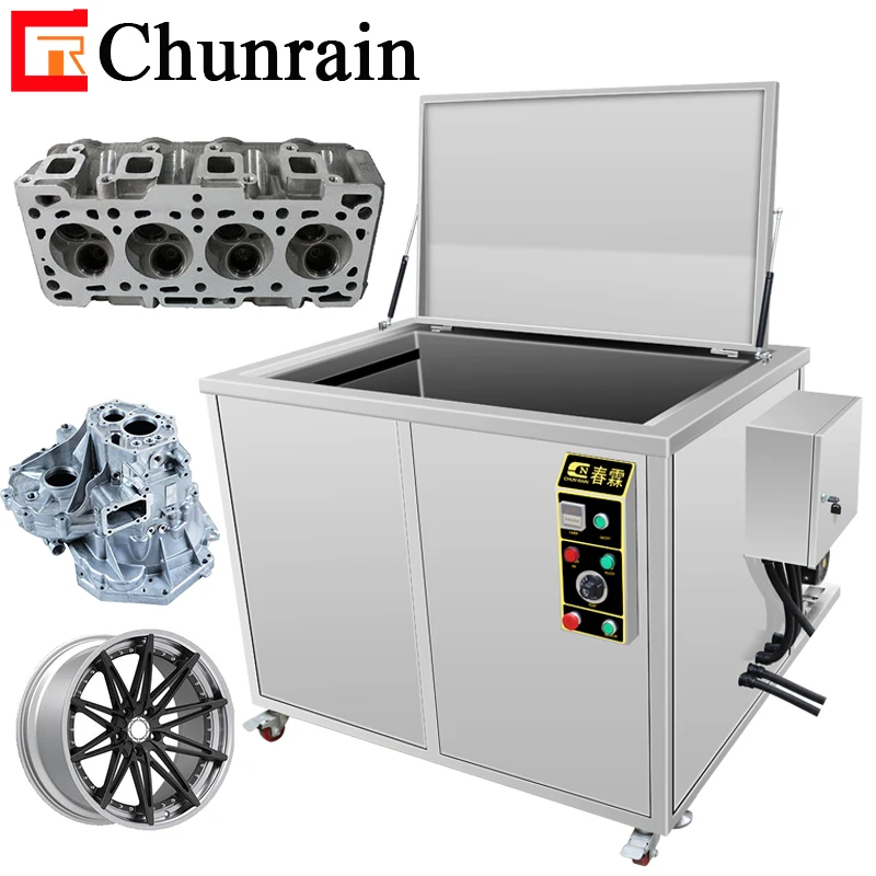
Ultrasonic cleaner with filtration circulation system for motor engine parts cylinder heads oil cleaning bath CR 180G 60L 61L 