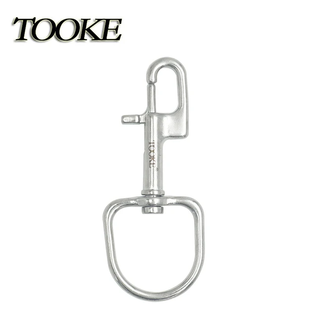 

Dropshipping Tooke scuba durable sea equipment diving small swivel 316 stainless steel dive bolt snap clip hook, Silver