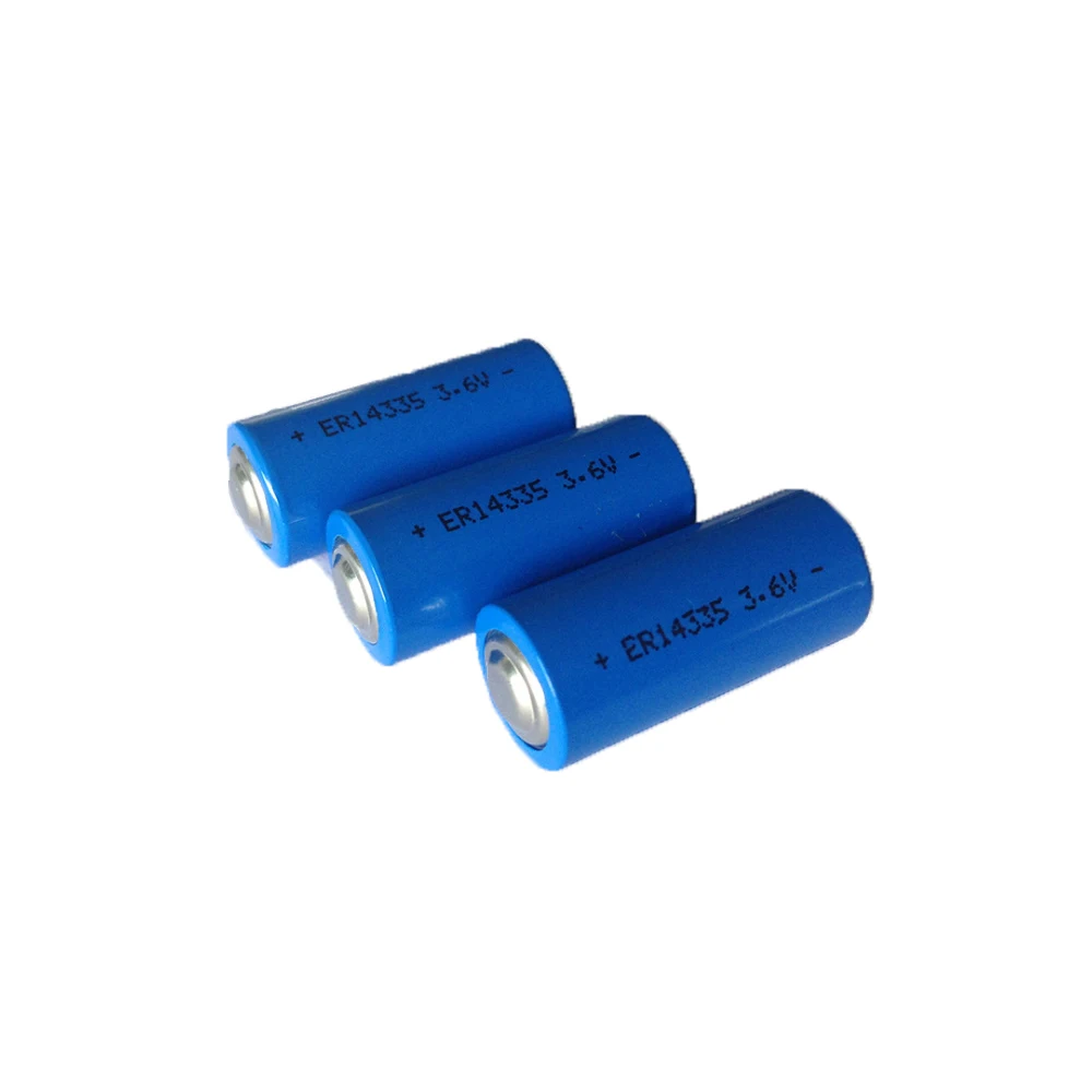 Spiral Disposable Li-socl2 Lithium Battery Er14335 1650mah For Lora ...