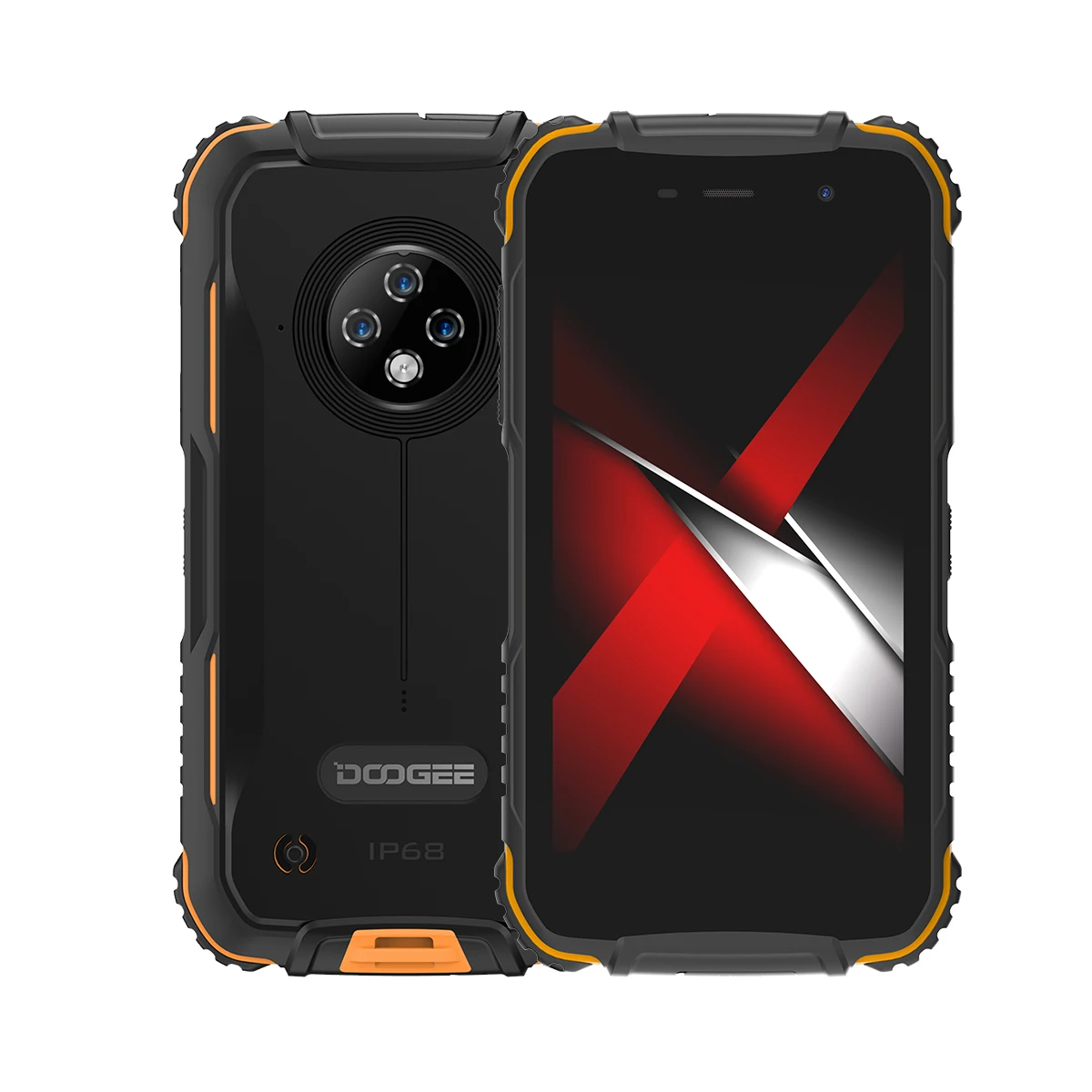 

Global Original S35 Explosion-proof 3GB+16GB 5.0 inch Waterproof Mobile Phone, Black / red/orange