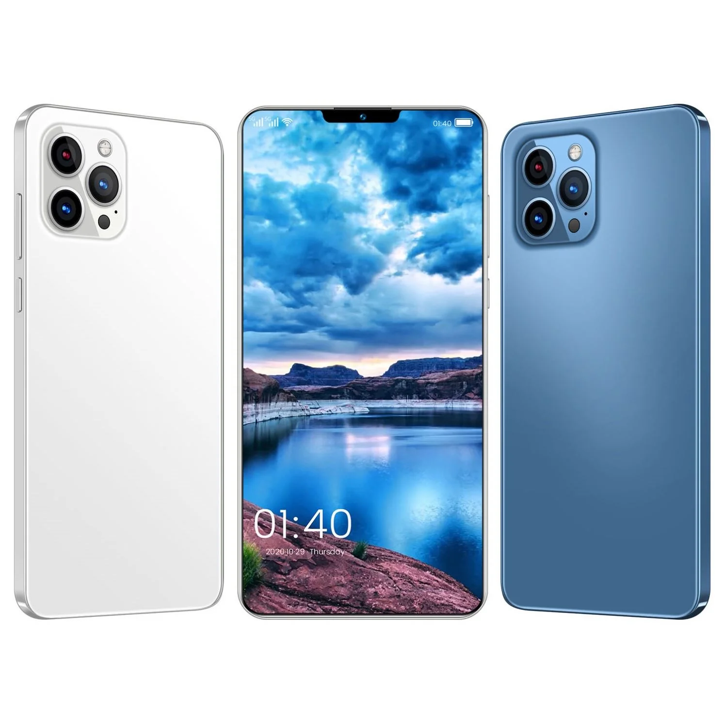 

Hot sale New Unlocked original 4g phone for i12 pro Max Xs Max Xr X 11 122g Mobile Phones Android Smartphone, Black white
