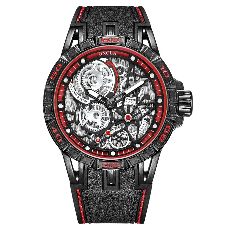 

Personalized Design Men Sports Watch Rubber Band Casual Watch 47mm 3ATM