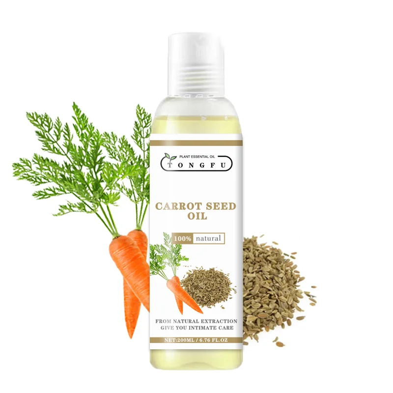 

Private Label Cold Pressed 200ml Organic Carrot Seed Oil 100% Pure Carrier Oil For Skin Hair Care