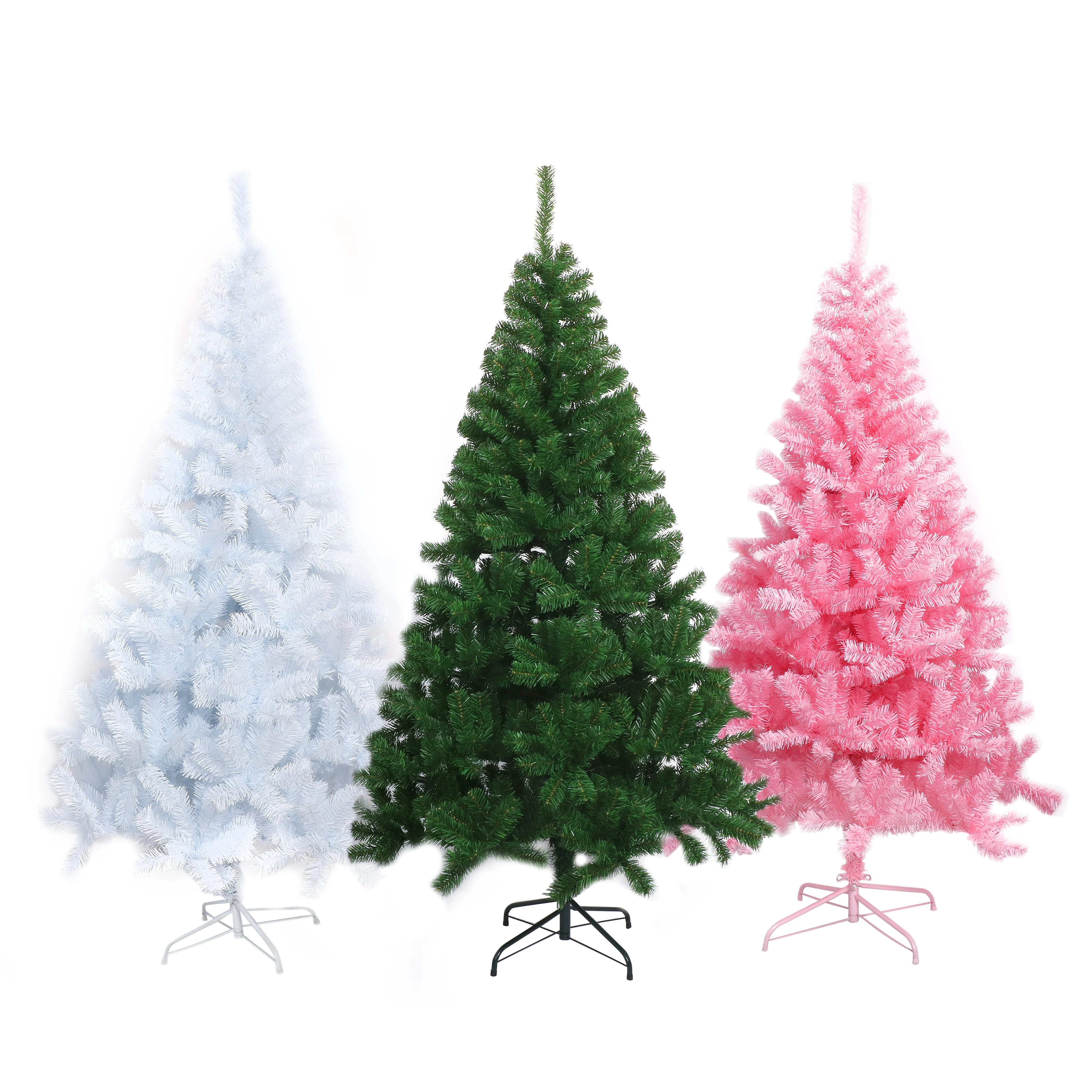

NEW factory supplier wholesale pohon natal Green cusp artificial PVC Christmas tree