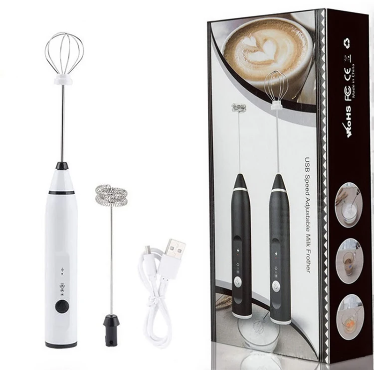 Best Selling Products Kitchen Accessories USB Rechargeable Handheld Electric Milk Frother Coffee Frother Eggbeaters Blender 