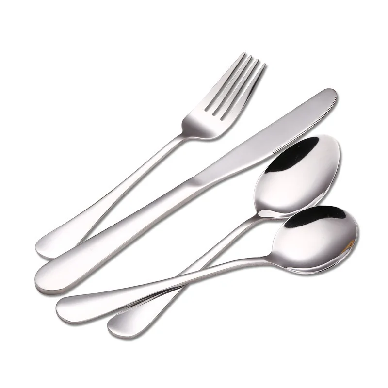 

Factory Wholesale 1010 Stainless Steel Western Food Tableware Set Steak Knife and Fork Stainless Steel Fork Knife and Fork Set