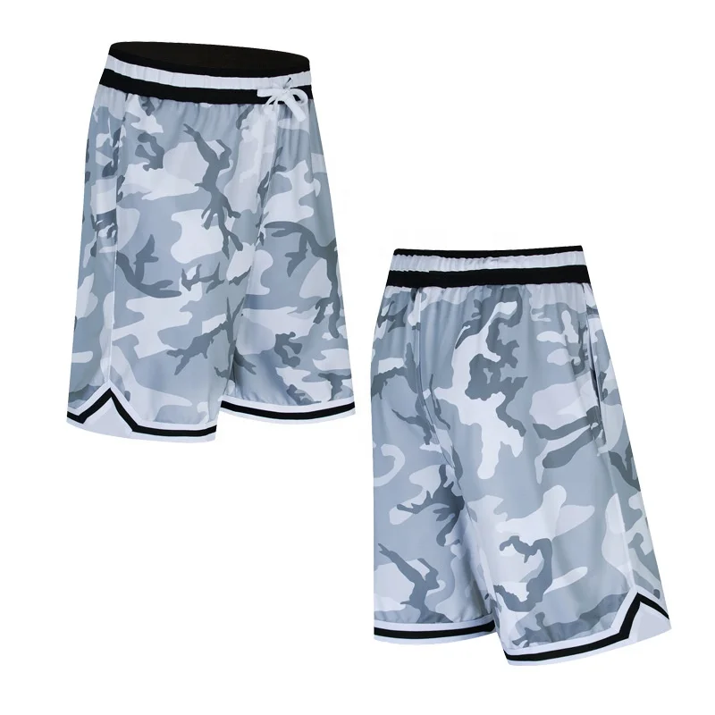 

Wholesale Camouflage Sports Basketball Shorts Men's Leisure Fitness Quick Dry Running Summer Beach Loose Capris Shorts, Custom color