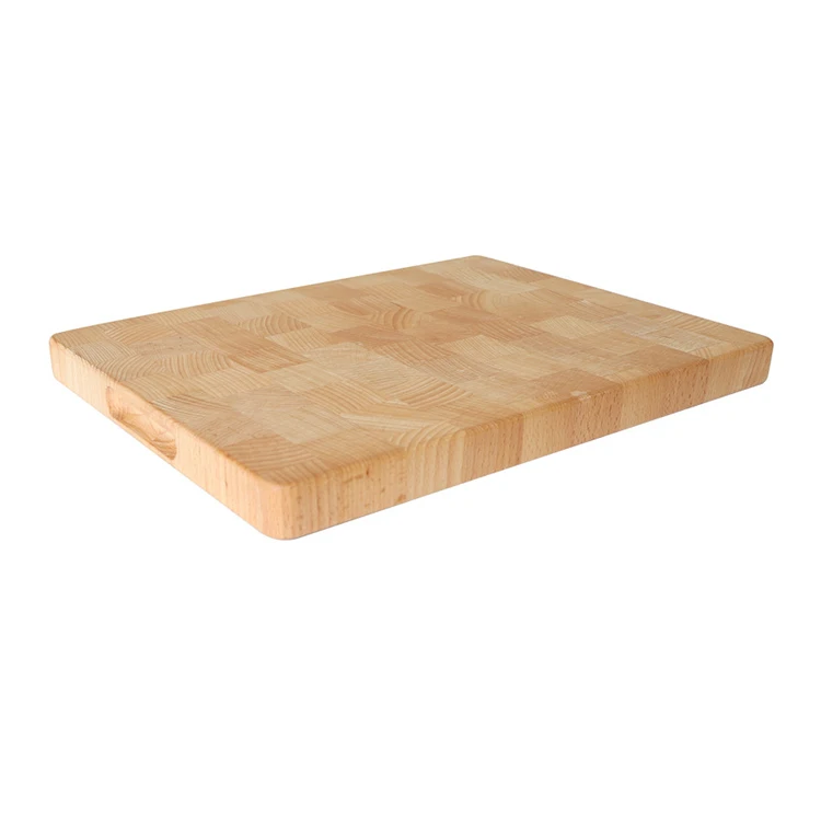 

Large beech solid Wood Cutting Board modern rustic Carving Countertop square choppping Block