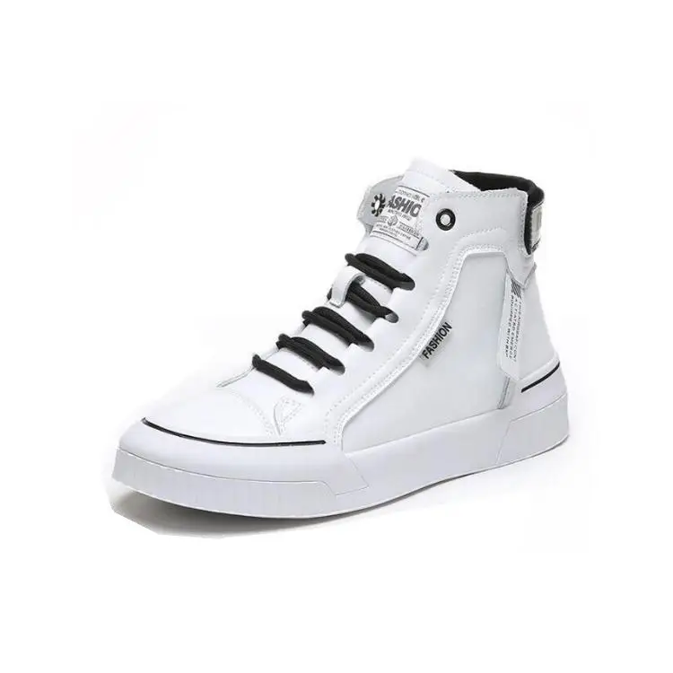 
Soft Breathable High Cut Sport Shoes Fashion comfortable Women Skateboard Shoes Girls White Casual Shoes 