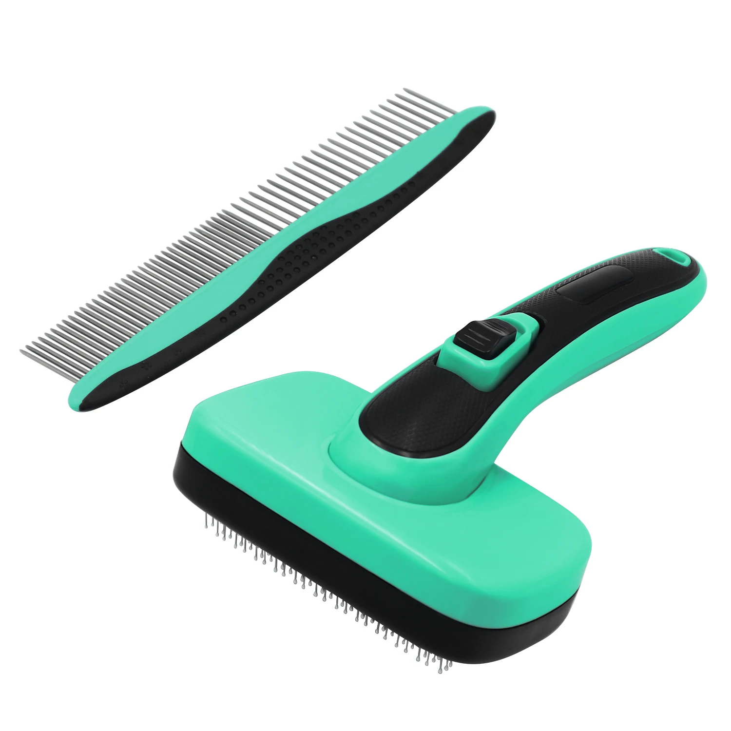 

New pet brush retractable hair removal open knot comb dog automatic hair removal brush massage comb does not hurt skin