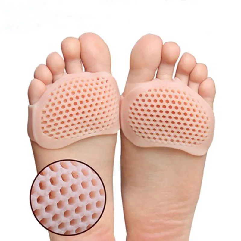 

Silicone Gel Padded Forefoot Insoles Honeycomb High Heel Shoes Pad Gel Insoles Breathable Health Care Massage insoles for feet, Colors