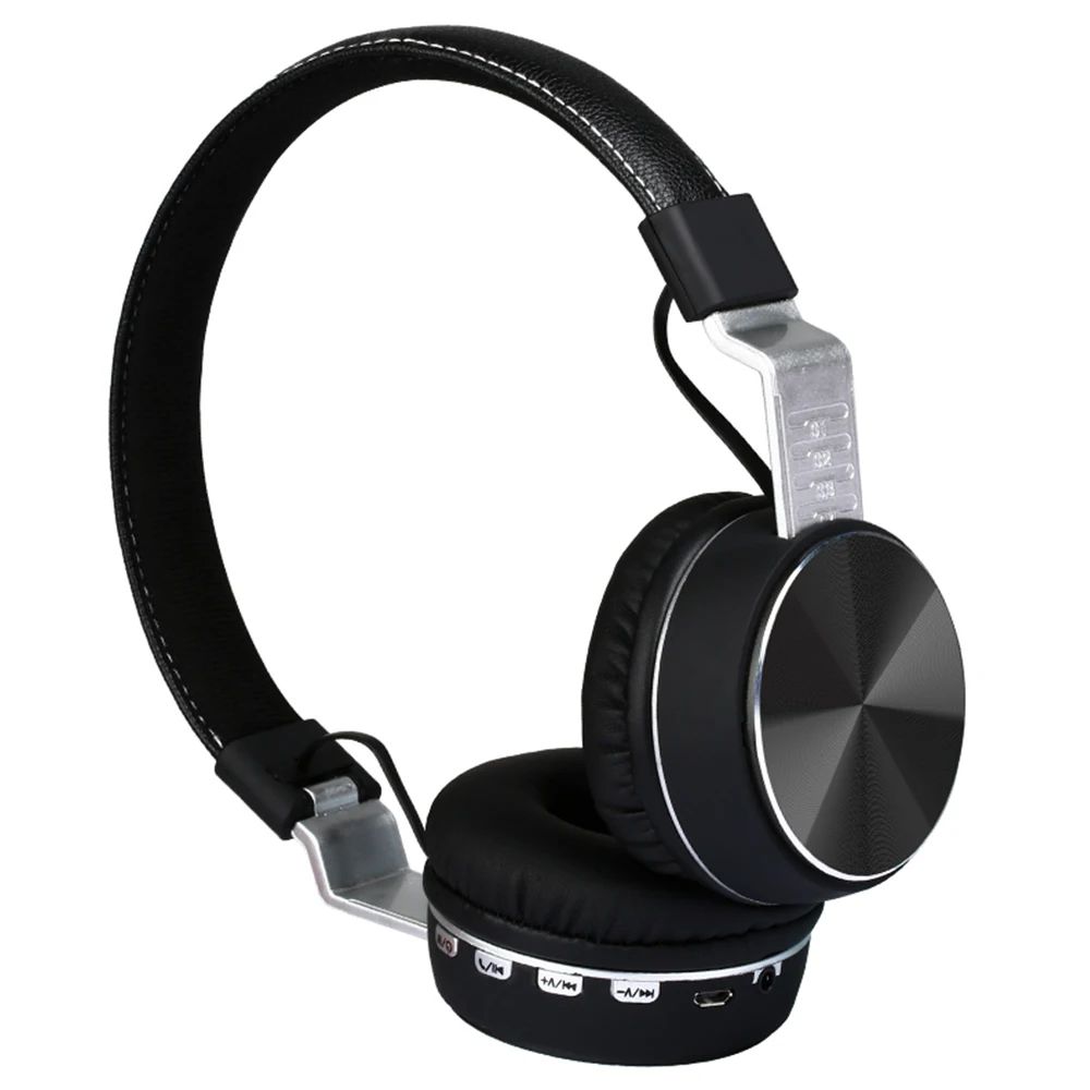 

2021 Retractable Over Ear Head Phones Headphones Wireless Headset Handsfrqee Noise Canceling Earphone ANC Head Phone