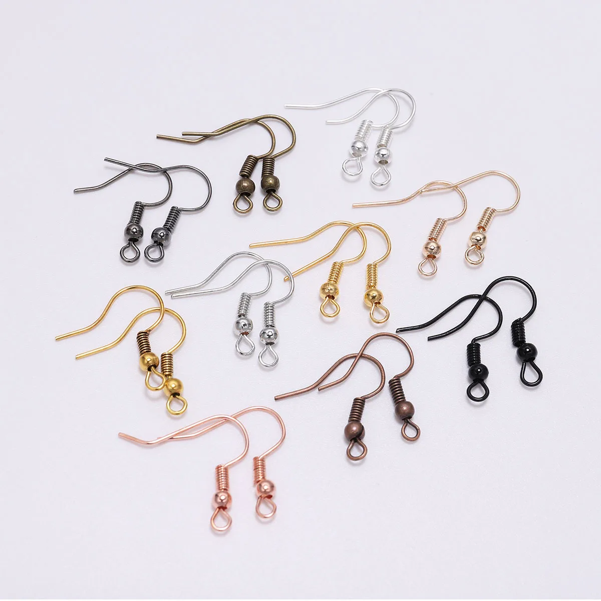 

Black China Ear Hook Hanger Earrings Parts Finding Setting Bails fitting Blank Material Earring Hooks For Jewelry Accessories