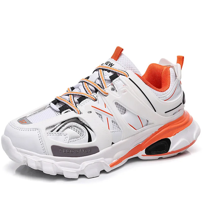 

Dropshipping Custom Logo Lady Mixed Colors Mesh Running Shoes Women Fashion Slip-resistant Footwear Lightweight Chunky Sneaker