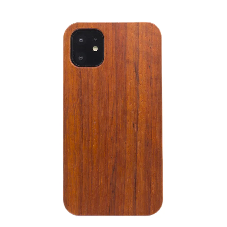 

Factory customized bamboo wood phone case wooden protective cover for iPhone 11 12 13, 4 colors