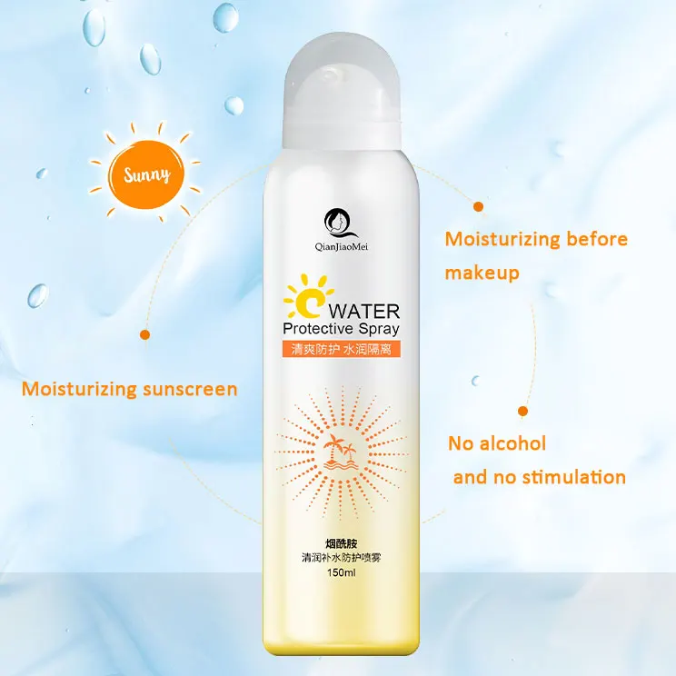 

Wholesale Private Label Natural Organic Body And Face Sunblock Moisturizing Spf 50 Sunscreen Spray