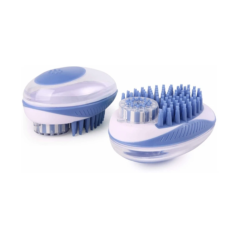 

Pet SPA Shampoo Massage Brush Silicone Dog Bath Brush Comb Shower Hair Removal Comb For Pet Cleaning Grooming Tool, Blue/green