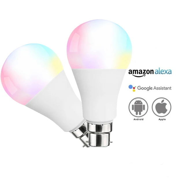 B22 Led Smart Remote Control Speaker Lighting Rgb Light Amazon Products 9 Watt Lamparas Manufacturer Colour Changing Bulb