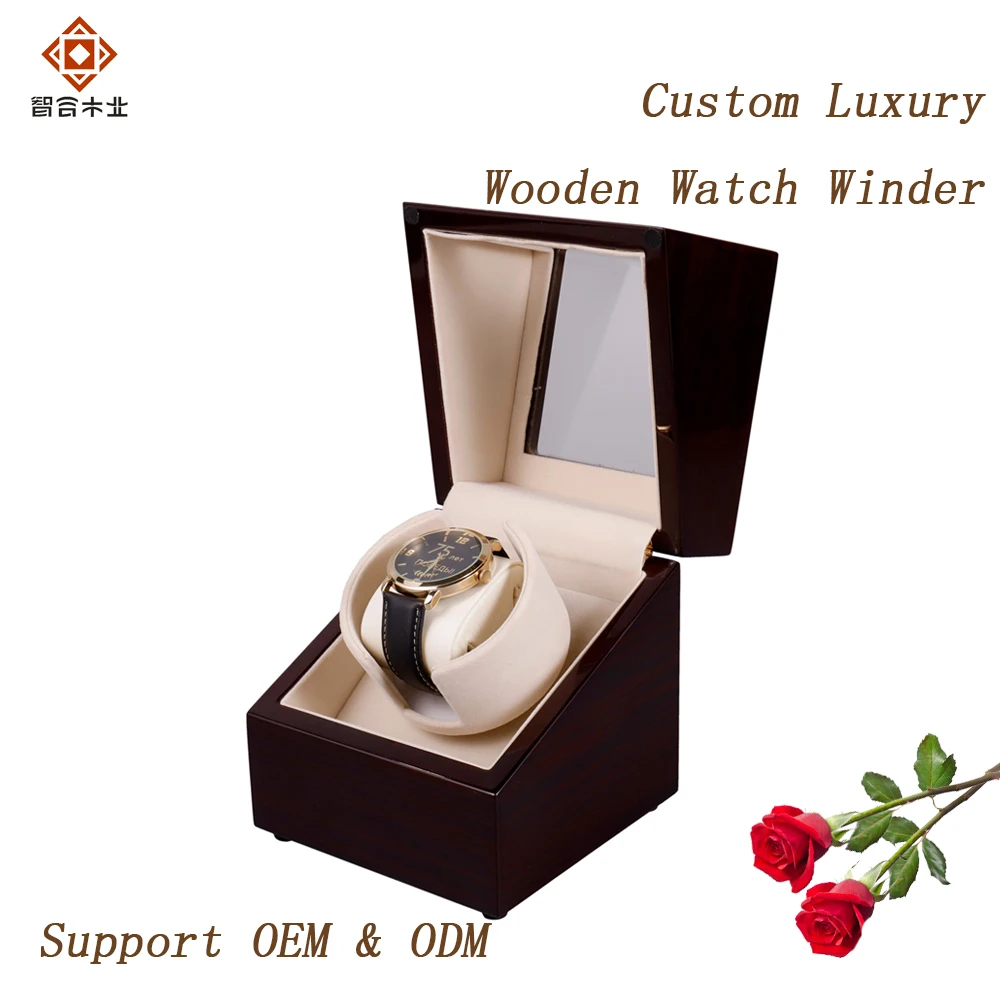Deluxe Meter Shaker Mechanical Watches Watch Winder Wooden Box Watch