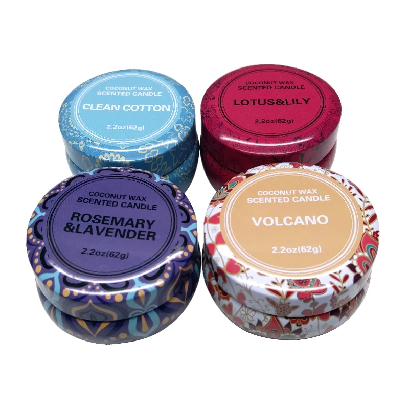 Customized Design Tin Can Candles Scented Luxury Cinnamon Scented