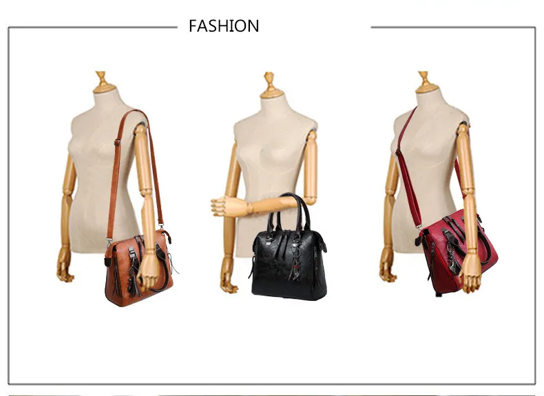 Women high quality Handbags sets Ladies Handbags Shoulder Bags Satchel 4pcs Purse Set