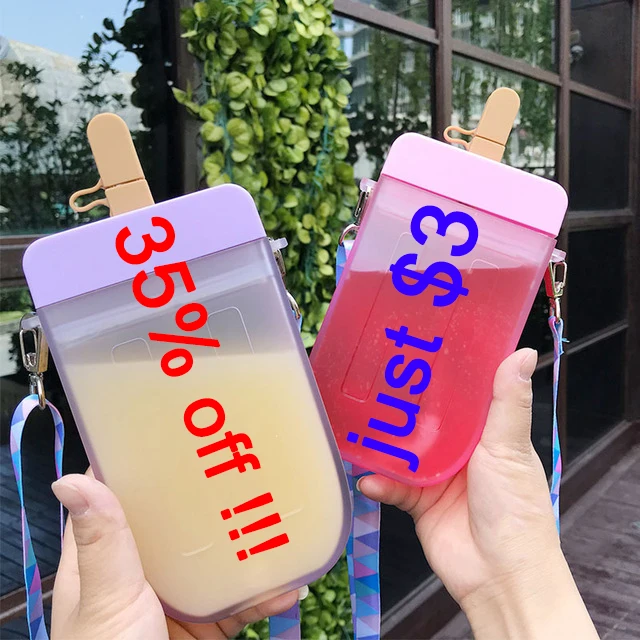 

ONE DAYS DELIVERY Crossbody handbag cute bag popsicle ice cream drink plastic cup purses with straw