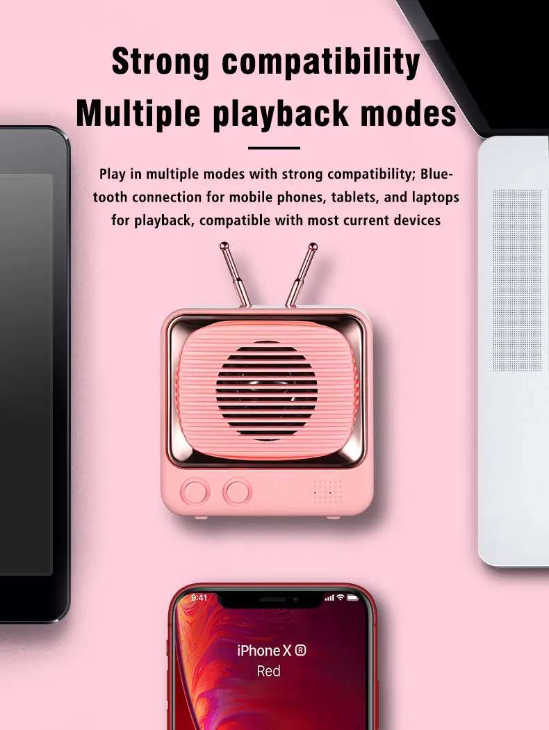 Small wireless bocina con bluetooth Mini China focos con bocina bluetooth - ANKUX.COM