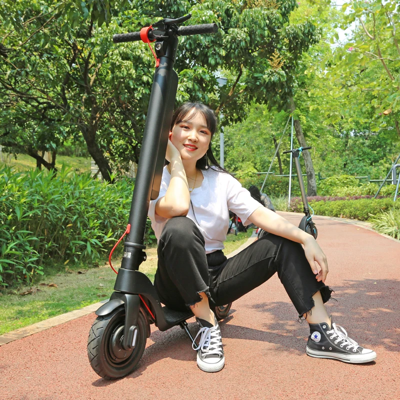 

Manufacturer Offer E-Scooter / Big Vacuum Tire /Foldable Scooter with Removable Battery / Max Range up to 45 km/h, Black and red